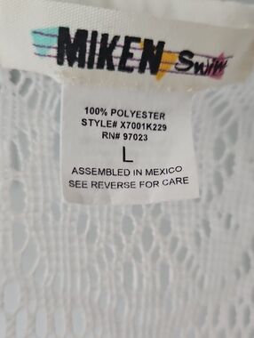 Miken Swim White Women’s Swim Cover-Up - Miken